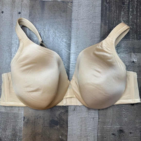 Cacique Lightly Lined Full Coverage Tan Bra 42C - Picture 11 of 11